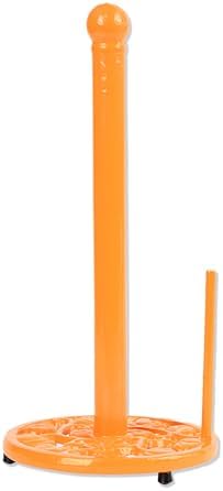Orange Cast Iron Paper Towel Holder by Minluful