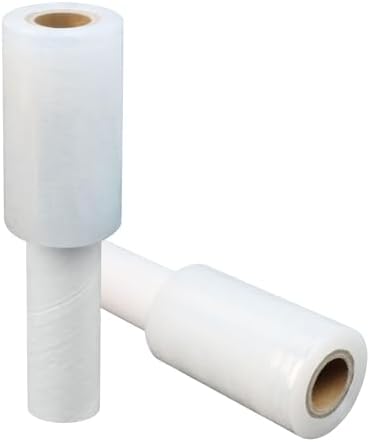 Stretch Film 4" × 500 ft, Shrink Wrap Rolls by JUKFITA