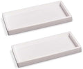 Spacewiser Countertop & Vanity Silicone Tray – 2 PC Small 7.7" Soap Tray by Spacewiser