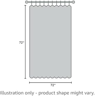 Amazon Basics Water Resistant 8-Gauge PEVA Shower Curtain Liner - Image 5
