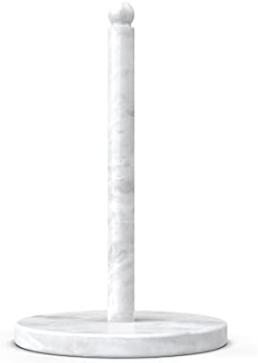 Koville African Natural Marble Paper Towel Holder Countertop, Genuine Stone by Koville