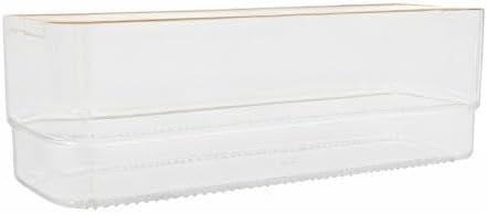 Martha Stewart Kerry Plastic Stackable Office Desk Drawer Organizers, 6 Pack - Image 11