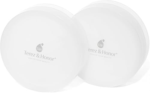 Small Travel Containers for Skincare: 2 Jars Korean Mini Containers by TerezHonor