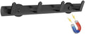 Strong Magnetic Coat Hooks-4 Hooks Matte Black Magnetic Hanger Holder-Heavy by Sumlache