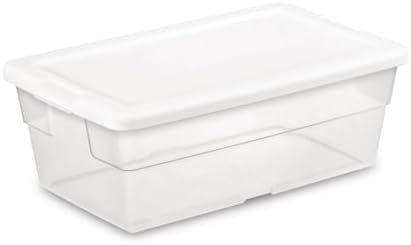 STERILITE 6-Quart Storage Bin Shoe Box by Sterilite
