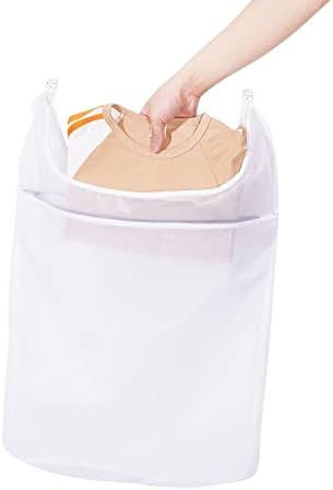Mesh Laundry Bag Hanging Laundry Hamper Travel Laundry Bag, Machine Washable - Image 3