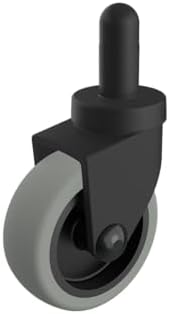 3 Inch Mop Bucket Casters 4 Pack Heavy Duty Non-Marking Swivel TPR Castors - Image 4