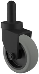 Mop Buckets Wheels Replacement 3 Inch Non-Marking TPR Castors Set of 8 - Image 3