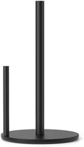 Paper Towel Holder Black Stainless Steel Kitchen Countertop Roll Organizer by niffgaff