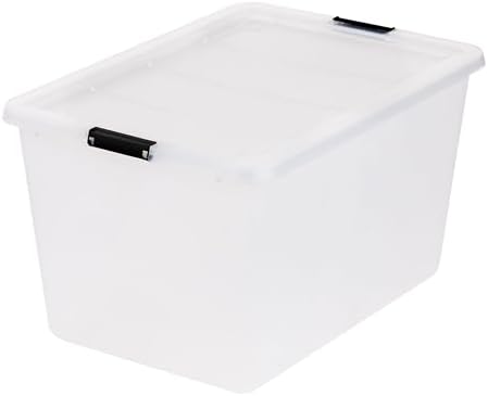 IRIS USA 4-Pack 55 Quart Clip Box - Image 7