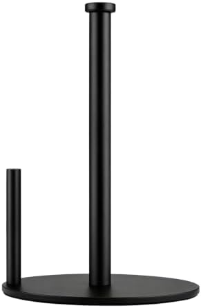 Matte Black Paper Towel Holder Countertop – Heavy-Duty Freestanding Roll Stand - Image 4