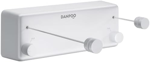 Danpoo Retractable Clothesline, 2x13.8ft Stainless Steel Clothes Line by Danpoo-ForYourHome