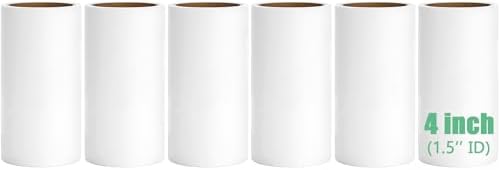 4 inch Lint Roller Refills Compatible by MINGRACE
