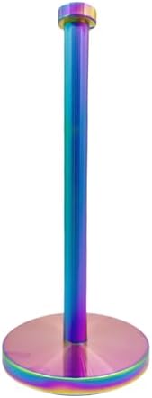 Stainless Steel Paper Towel Holder Countertop, Rainbow Kitchen Roll Holder Stand by Keiwhsly