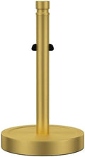 Brass Paper Towel Holder Countertop, One-Handed Tear, Stainless Steel, Weighted by Unknown