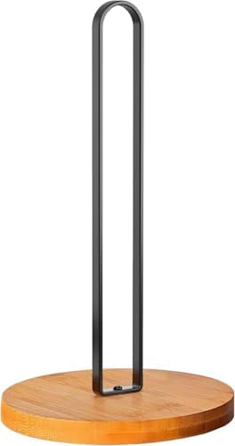 Wooden Paper Towel Holder Countertop, Kitchen-Towel-Holder FreeStanding by Unknown