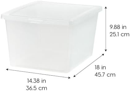 IRIS USA 4-Pack 25 Qt Storage Bins - Image 2