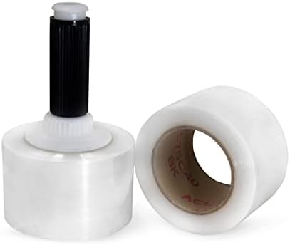 IDL Packaging 3"x 1000' Stretch Wrap Mini Roll of 80 Gauge by IDLPackaging