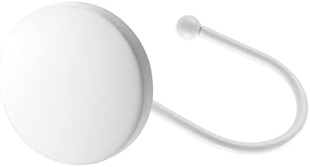 Decorative Shower Curtain Hooks, Simple Modern Style Round Flat-Back Button - Image 2