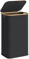 SONGMICS Laundry Hamper with Lid, 100L Laundry Basket, Bamboo Frame by Unknown