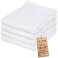 Dish Cloths Cotton| Kitchen Wash Cloth | Shop Towels Absorbent and Lint Free by LITOLinenandTowel