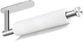 Sliver Paper Towel Holder, Self Adhesive Paper Towel Holder Under Cabinet by ProvideThePerfectChoice