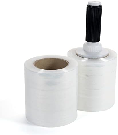 IDL Packaging 5" Stretch Wrap Mini Roll, 700 feet, 120 Gauge by IDLPackaging