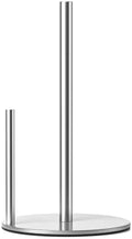 Paper Towel Holder Silver Stainless Steel Kitchen Countertop Roll Organizer by niffgaff