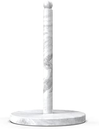 Koville African Natural Marble Paper Towel Holder Countertop, Genuine Stone by Koville