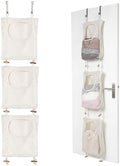 Tranqun 3 Pcs over The Door Hanging Laundry Hamper Mesh Laundry Bag by Tranqun