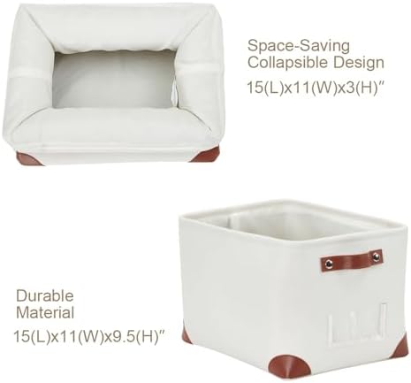 DECOMOMO Storage Bins, Large Fabric Storage Baskets - Image 5