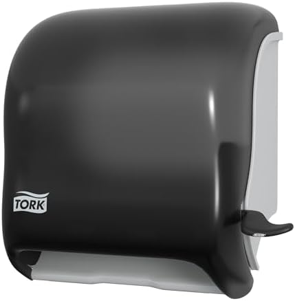 Tork Paper Hand Towel Roll Lever Dispenser Smoke H21, High-Capacity - Image 2