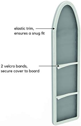 Simplify Ironing Board Cover and Pad | Silicone Coated | Scorch Resistant | - Image 4