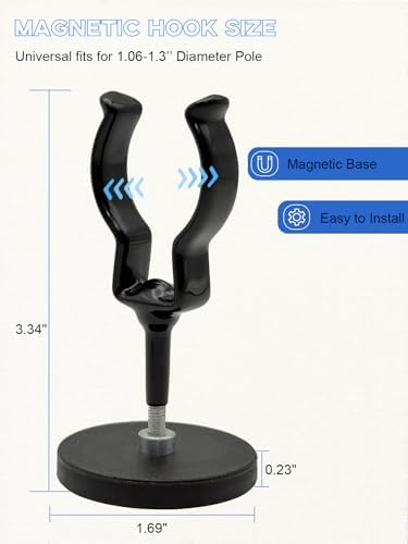Universal Hook for Metal Surface, Magnet Towel Bar Bracket No Drilling Magnetic - Image 5