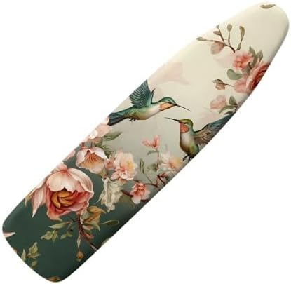 GLENLCWE Hummingbird Peony Ironing Board Cover by GLENLCWE