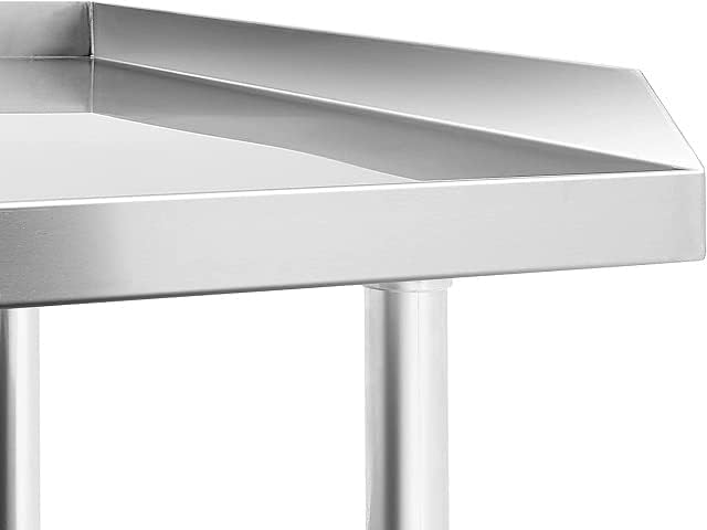 Stainless Steel Equipment Stand with Undershelf + Casters, Heavy Duty, Commercial Grade, NSF Certified (24" Width x 12" Length)
