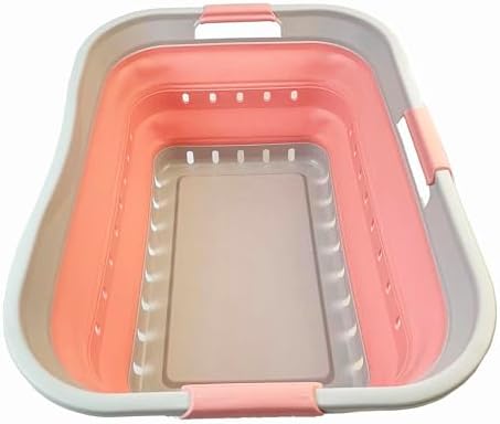 SAMMART 42L Collapsible Plastic Laundry Basket by SAMMART