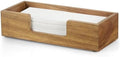 Paper Towel Dispenser Countertop, Acacia Wood Bathroom Paper Towel Holder by Bivvclaz