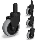 AAGUT Mop Bucket Wheels Replacement 3", Non-Marking TPR Castors Set of 4 by AAGUT