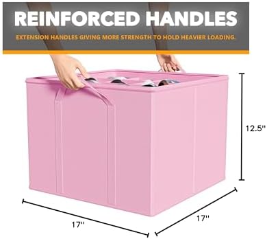 SpaceAid Shoe Organizer for Closet, 2 Pack Foldable Shoe Storage Containers - Image 7