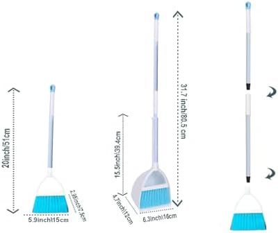 Mini Broom with Dustpan for Kids, Little Housekeeping Helper Set - Image 3