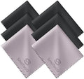 SmoTecQ 6 Pack Premium Microfiber Glasses Cleaning Cloths by SmoTecQ