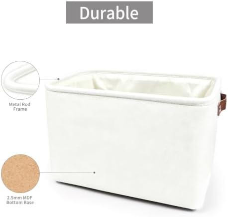Bagnizer Storage Bins Large Fabric Storage Baskets - Image 5