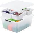 IRIS USA 18 Quart Clear Storage Organizer by IRISUSA