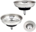 ZM 2 Pack Kitchen Sink Strainer and Stopper Replacement Basket by ZHUOMINPIPINGSANITARYWARE