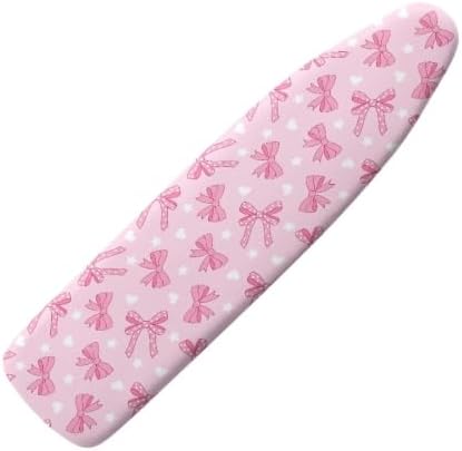 Pink Bow Ironing Board Covers Standard Stylish Washable Ironing Board Protector by Darisoco