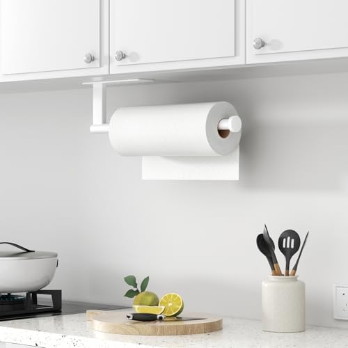 Paper Towel Holder Under Cabinet, Self-Adhesive or Drilling - Image 7