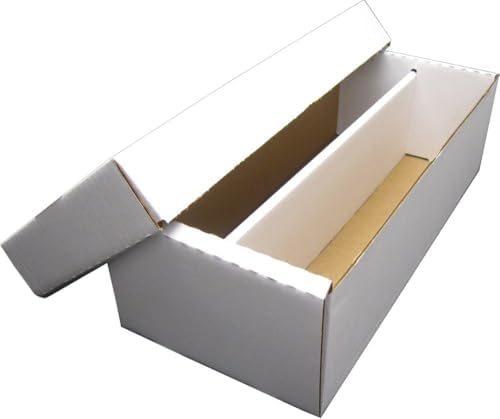 BCW Shoe Card Storage Boxes, Holds 1, 600 Cards or 300 Toploaders, 5 Pack by BCW
