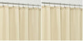 ALYVIA SPRING Cream Fabric Shower Curtain Liner Waterproof by ALYVIASPRING