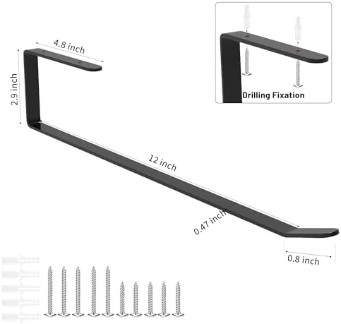 2 PCS Under Cabinet Paper Towel Holder - Image 2
